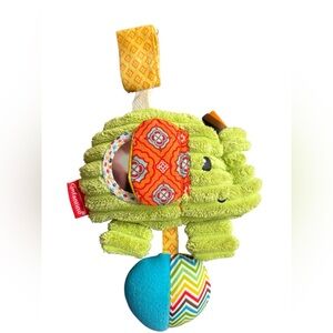 Infantino Baby Stroller/Car Seat/Jumperoo Hanging Toy with Mirror Elephant Green